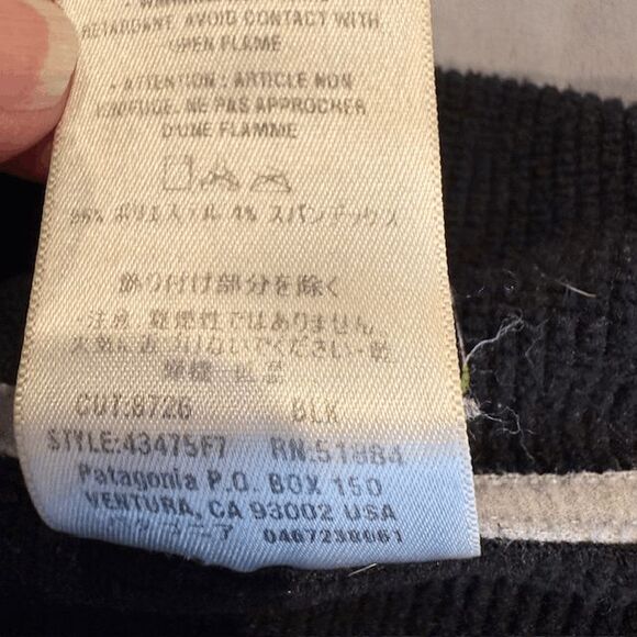 Patagonia Women's Capilene Midweight Zip-Neck Pullover Polartec Black Size Small - Picture 8 of 13